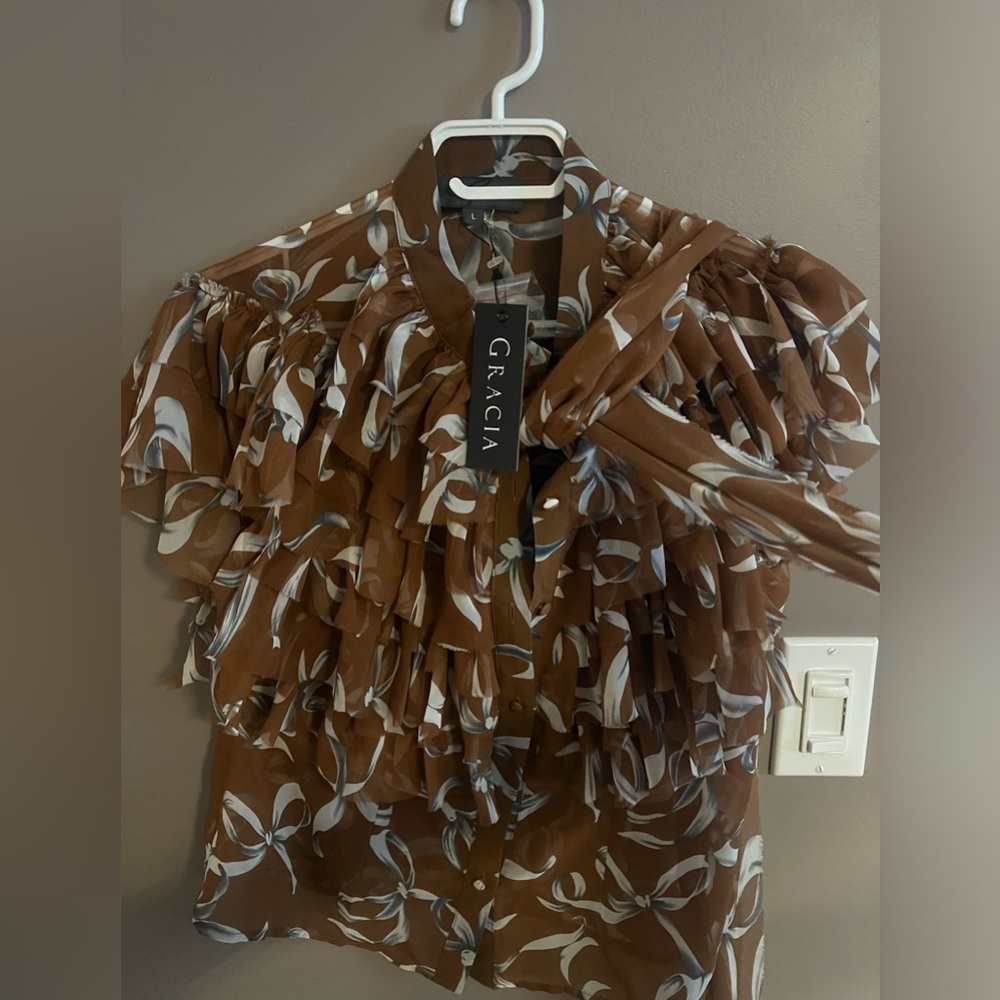 New Nordstrom sheer blouse